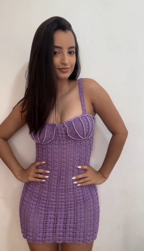 Vestido Sereia - Roxo