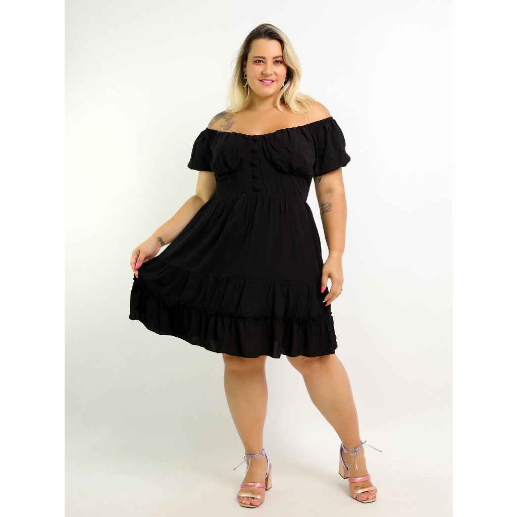 Vestido Curto Plus Size Flavia