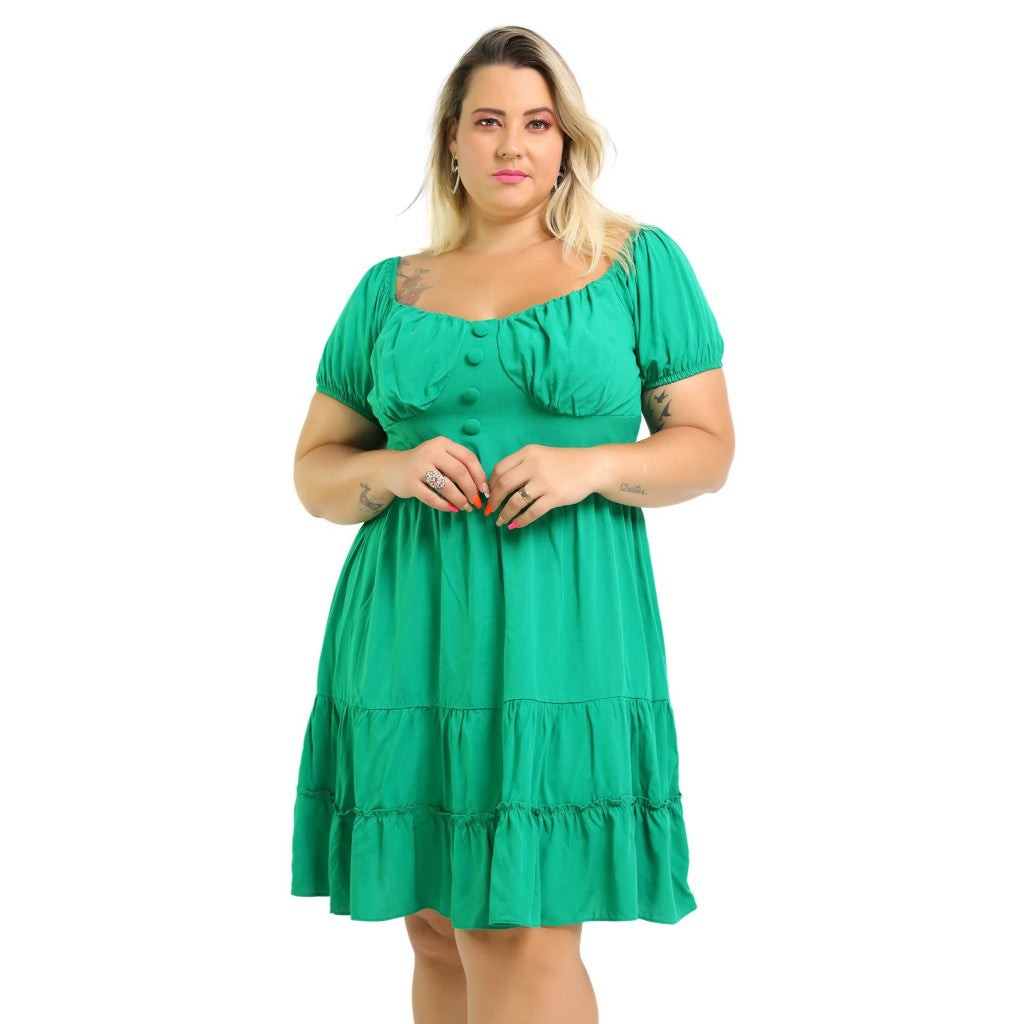 Vestido Curto Plus Size Flavia