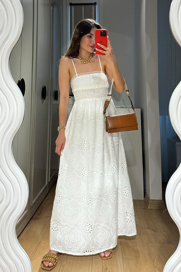 Vestido com Alça Fina Julia